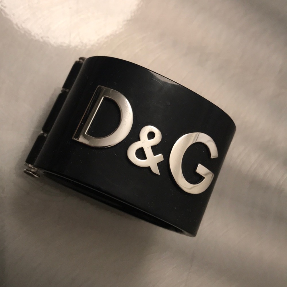 D&G Cuff black and silver
